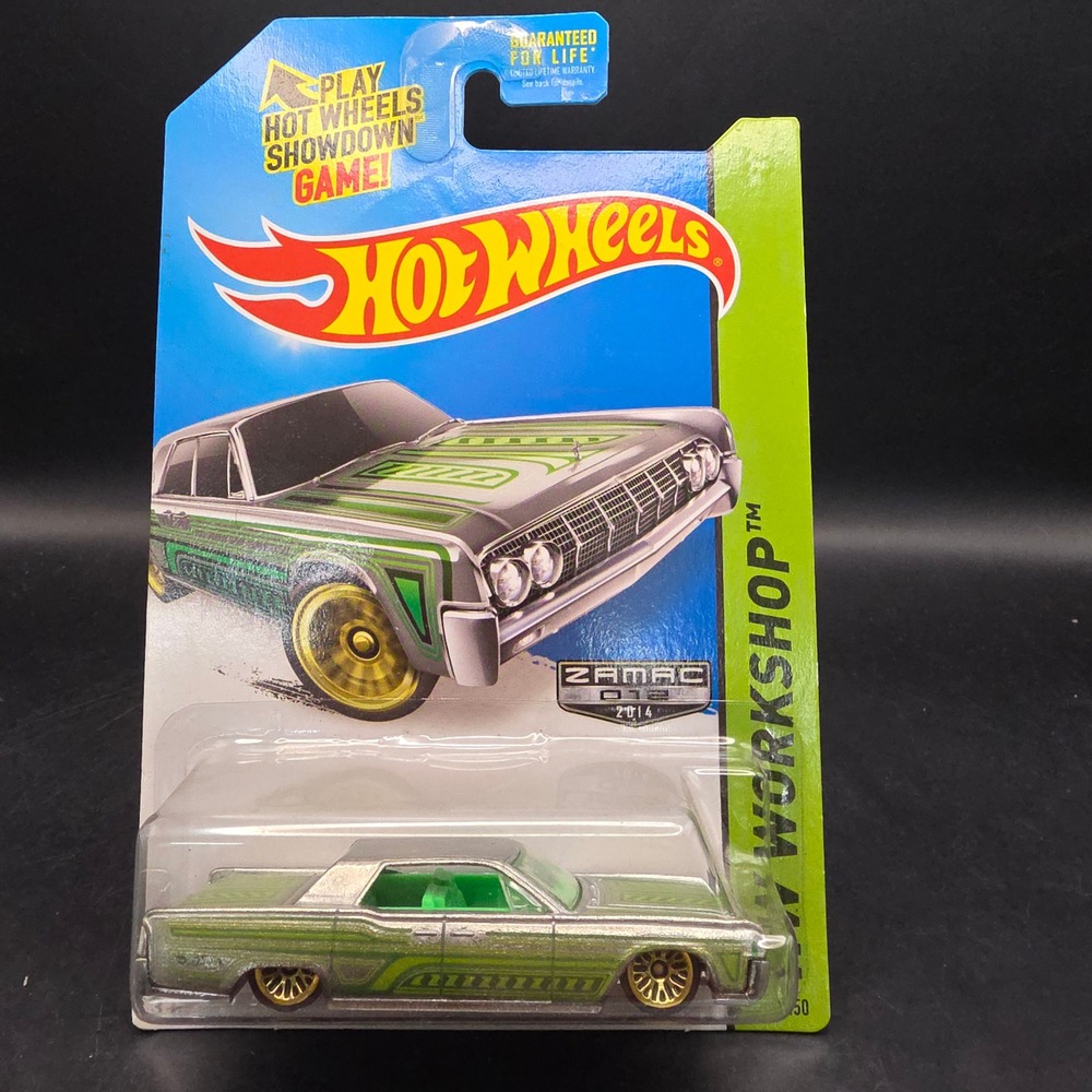 Hot Wheels '64 Lincoln Continental Silver ZAMAC HW Workshop 2014